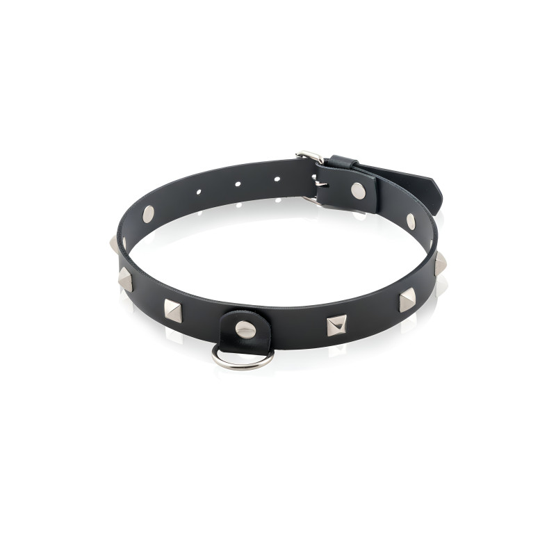 OBROŻA SKÓRZANA Z ĆWIEKAMI