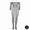 BODYSTOCKING CZARNE SIATECZKA   PLUS SIZE XL-4XL