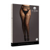 GARTERBELT STOCKINGS / POŃCZOCHY Z PASEM  SIATECZA PLUS SIZE XXL-5XL