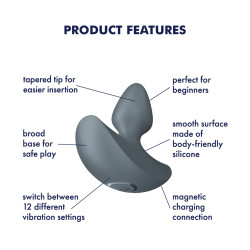 SATISFYER KOREK /PLUG WIBRUJACY "ABSOLUTNY POCZĄTEK "