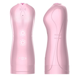 MASTURBATOR WIBRATOR / PULSATOR 7+7 FUNKCJI PINK
