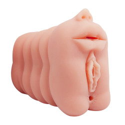 MASTURBATOR USTA / WAGINA / ANUS TRZY TUNELE NA RAZ