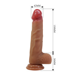 STRAP-ON PRETTY LOVE WELLS DILDO SILICONE 6,3