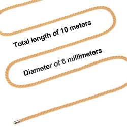 BONDAGE LINA KONOPNA I POLIESTRU 10 M   MIĘKKA