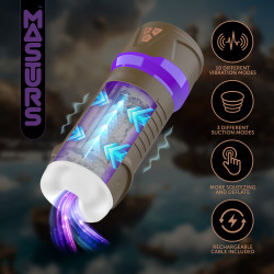 MISTY STEAN MISTRESS WIELOFUNKCYJNY MASTURBATOR SSANIE & WIBRACJE & ŚCISKANIE