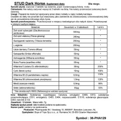 STUD DARK HORSE 10 SZT TABLETKI