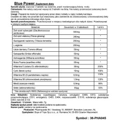 BLUE POWER 10 SZT TABLETEK STYMULUJACYCH