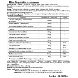 BLUE SUPERSTAR 10 SZT TABLETEK STYMULUJACYCH