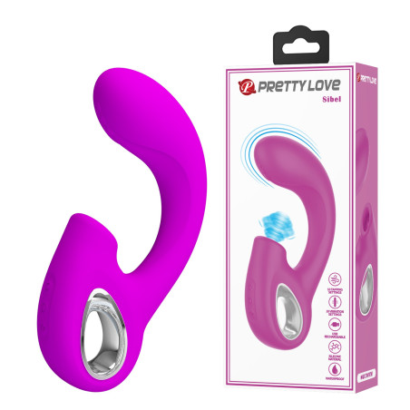 MASAŻER PRETTY LOVE SIBEL PODWÓJNA STYMULACJA