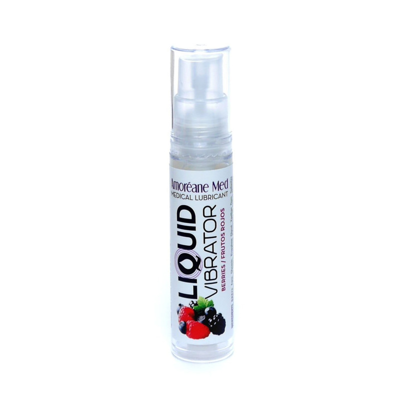 PŁYNNY WIBRATOR JAGODY 10 ML