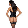 GORSET CZARNY / CORSET BLACK M