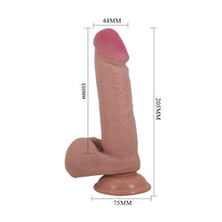 DILDO PRETTY LOVE CREEL 8,1" 20,5 CM