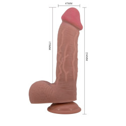 DILDO PRETTY LOVE EMEKA  9,2" 23,4 CM