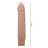 PRETTY LOVE  RUFUS REALISTIC VIBRATING DILDO 9,3" 23,8 CM
