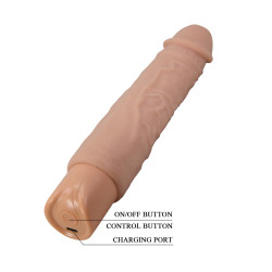 PRETTY LOVE  RUFUS REALISTIC VIBRATING DILDO 9,3" 23,8 CM