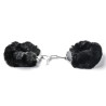 KAJDANKI METALOWE Z FUTERKIEM CZARNE