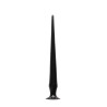 ASS SPIKE DILDO 41CM BLACK
