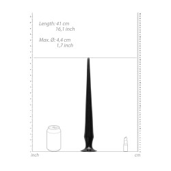 ASS SPIKE DILDO 41CM BLACK