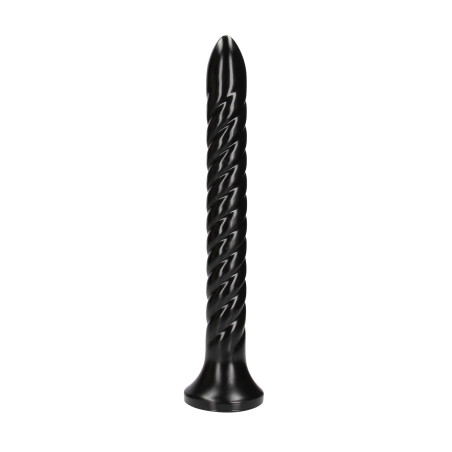 WIRUJĄCY WĄŻ ANALNY / SWIRLED ANAL SNAKE 12" 30CM BLACK