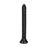 WIRUJĄCY WĄŻ ANALNY / SWIRLED ANAL SNAKE 12" 30CM BLACK