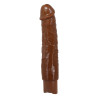 PRETTY LOVE  RUFUS REALISTIC VIBRATING DILDO 9,3" 23,8 CM BROWN