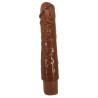 PRETTY LOVE  RUFUS REALISTIC VIBRATING DILDO 9,3" 23,8 CM BROWN