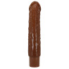PRETTY LOVE  RUFUS REALISTIC VIBRATING DILDO 9,3" 23,8 CM BROWN