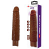 PRETTY LOVE SOREN REALISTIC VIBRATING DILDO 9,9" 25,2 CM BROWN