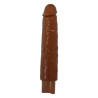 PRETTY LOVE SOREN REALISTIC VIBRATING DILDO 9,9" 25,2 CM BROWN