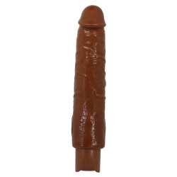 PRETTY LOVE SOREN REALISTIC VIBRATING DILDO 9,9" 25,2 CM BROWN