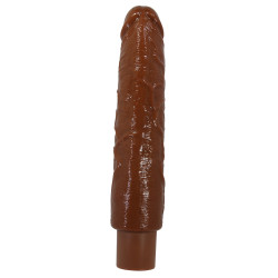 PRETTY LOVE SOREN REALISTIC VIBRATING DILDO 9,9" 25,2 CM BROWN