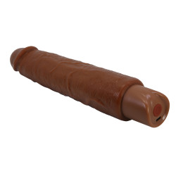 PRETTY LOVE SOREN REALISTIC VIBRATING DILDO 9,9" 25,2 CM BROWN