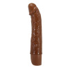 PRETTY LOVE LEANDER REALISTIC VIBRATING DILDO 7,9" 20,3 CM BROWN