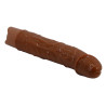PRETTY LOVE LEANDER REALISTIC VIBRATING DILDO 7,9" 20,3 CM BROWN