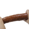 PRETTY LOVE LEANDER REALISTIC VIBRATING DILDO 7,9" 20,3 CM BROWN