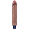 WIBRATOR 9,5" REAL SOFTEE SILIKONOWE WIBRUJACE DILDO USB
