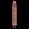 WIBRATOR 9,5" REAL SOFTEE SILIKONOWE WIBRUJACE DILDO USB