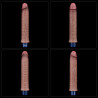 WIBRATOR 9,5" REAL SOFTEE SILIKONOWE WIBRUJACE DILDO USB