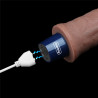 WIBRATOR 9,5" REAL SOFTEE SILIKONOWE WIBRUJACE DILDO USB