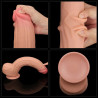 DILDO KING SIZE 12" Z PODWÓJNĄ WARSTWĄ SKÓRY ŚLIZGOWEJ