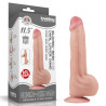 DILDO KING SIZE 11,5" Z PODWÓJNĄ WARSTWĄ SKÓRY ŚLIZGOWEJ