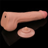 DILDO KING SIZE 11,5" Z PODWÓJNĄ WARSTWĄ SKÓRY ŚLIZGOWEJ