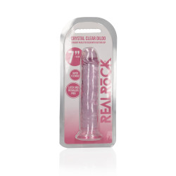 DILDO CRYSTAL CLEAR 7" 18 CM