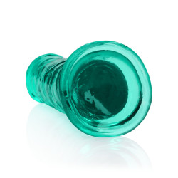 DILDO CRYSTAL CLEAR 8" 20 CM PROSTE DILDO Z PRZYSSAWKĄ
