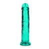 DILDO CRYSTAL CLEAR 8" 20 CM PROSTE DILDO Z PRZYSSAWKĄ