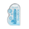 DILDO CRYSTAL CLEAR 6" 15 CM  DILDO Z PRZYSSAWKĄ