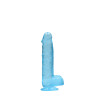 DILDO CRYSTAL CLEAR 6" 15 CM  DILDO Z PRZYSSAWKĄ