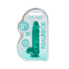 DILDO CRYSTAL CLEAR 6" 15 CM  DILDO Z PRZYSSAWKĄ
