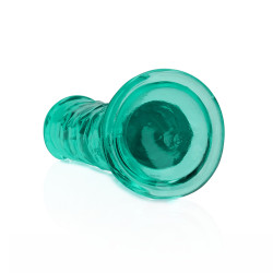 DILDO CRYSTAL CLEAR 6" 14,5 CM  PROSTE DILDO Z PRZYSSAWKĄ