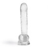 DILDO CRYSTAL CLEAR 17,5 CM  CRUSHIOUS HUDINI JELLY ANAL DILDO CLEAR